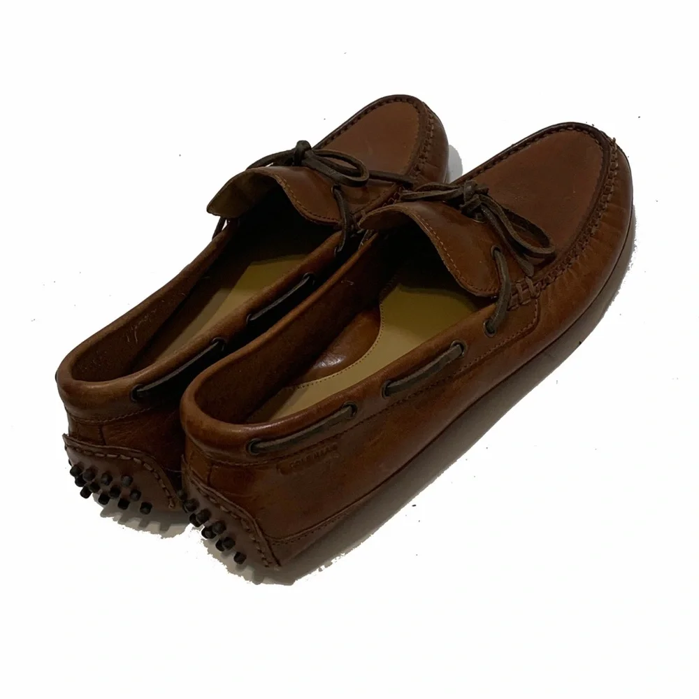 9 / Cole Haan Men's Brown Leather Loafers
